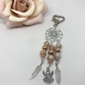 Rose gold álomfogó kulcstartó