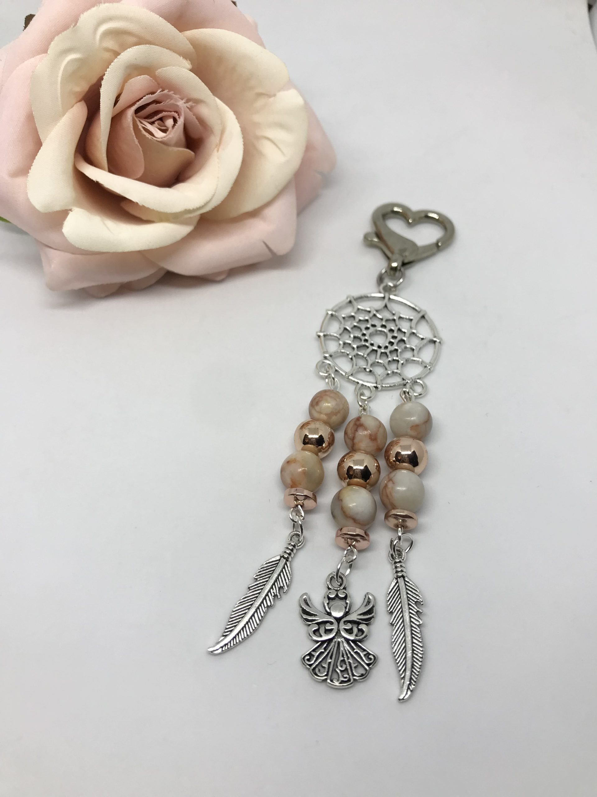 Rose gold álomfogó kulcstartó