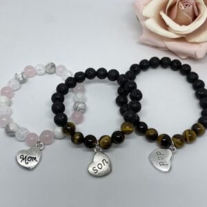 Anya-apa-fia családi kollekció - karkötő szett