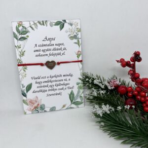 Legjobb Anya - feliratos zsinór karkötő