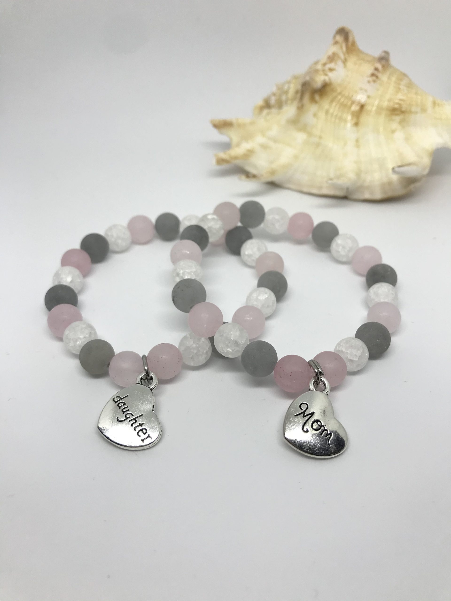 Anya-lánya ásvány karkötő szett