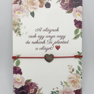 Legjobb Anya - feliratos zsinór karkötő