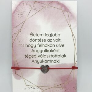 Legjobb Anya - feliratos zsinór karkötő