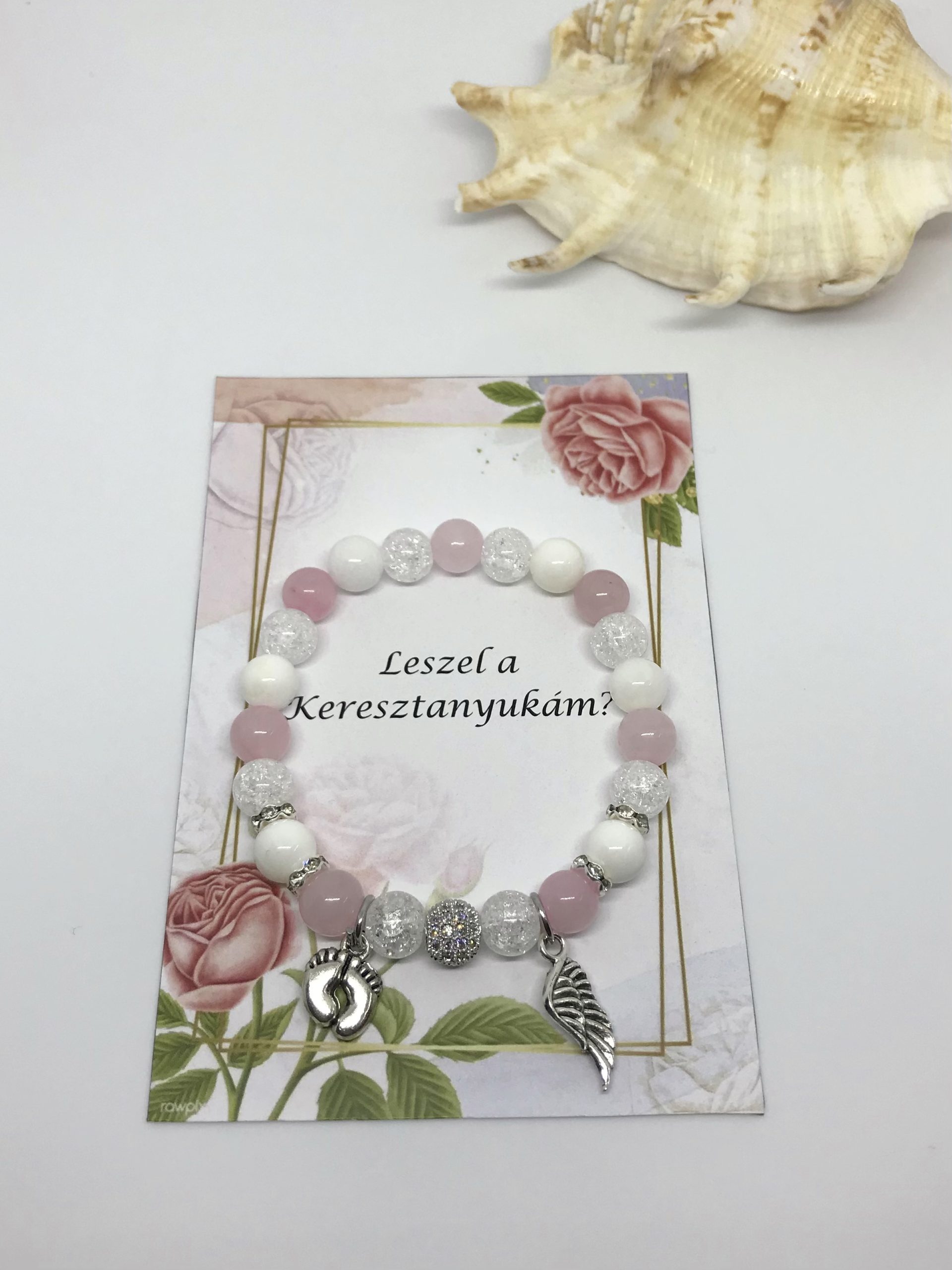 Keresztanya felkérő karkötő