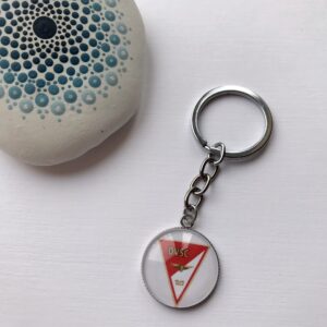 DVSC logós kulcstartó