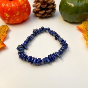 Lapis lazuli chips karkötő