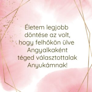 Életem legjobb döntése volt... kártya