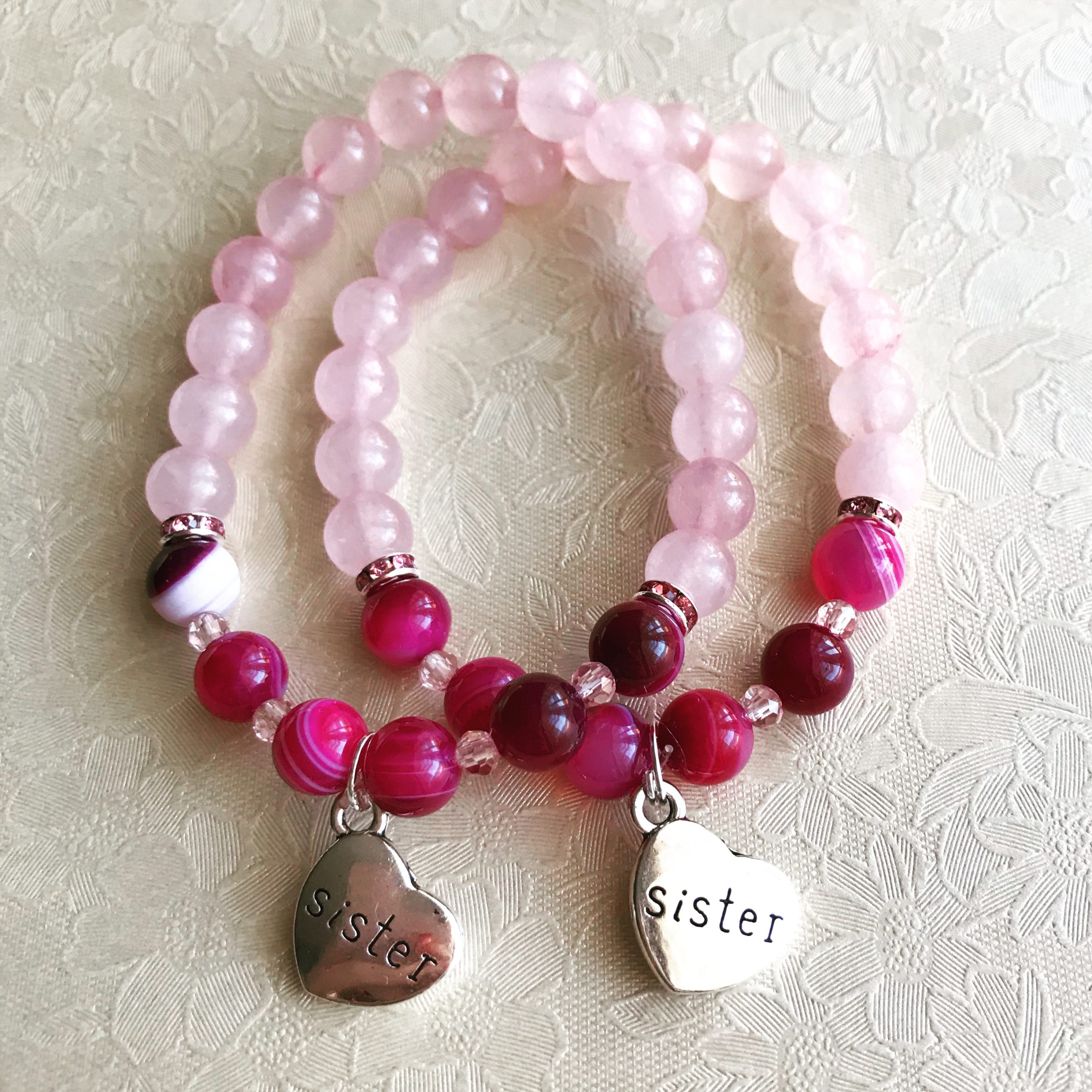 Lány testvéres karkötő szett